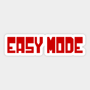 EASY MODE Sticker